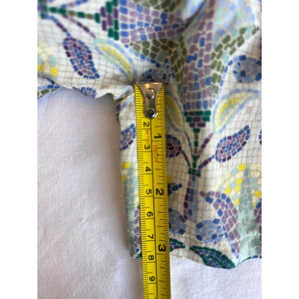 Women's Tory Burch, mosaic print silk romper S/P - Picture 10 of 12